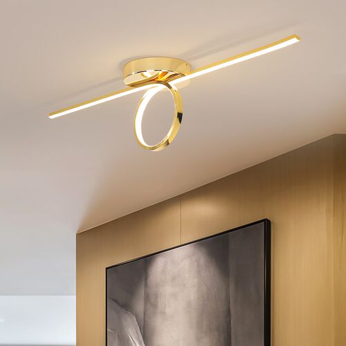 Gold/Chrome Plated Stylish Modern led ceiling Lights  Foyer