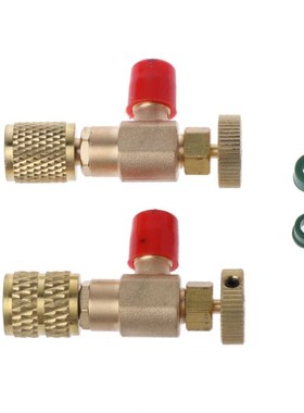 2Pcs Safety Valve R410A R22 Air Conditioning Quick Coupler C