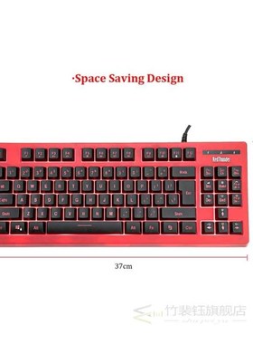 Customizable RGB Backlight Gaming Keyboard Mechanical Feel 8