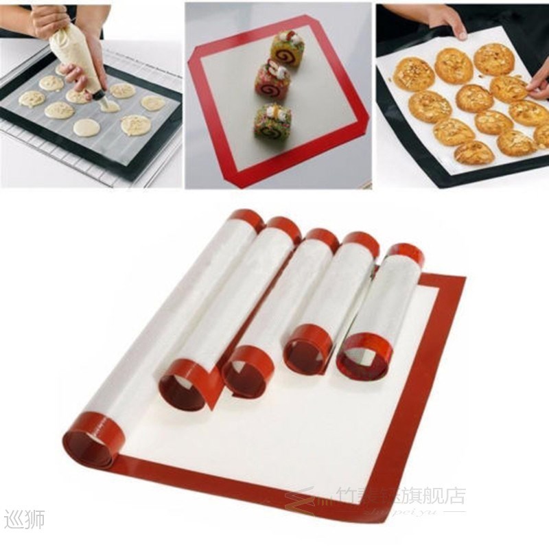 Multi-Size Silicone Baking Mat Oven Baking Tray Sheet Pad Ba