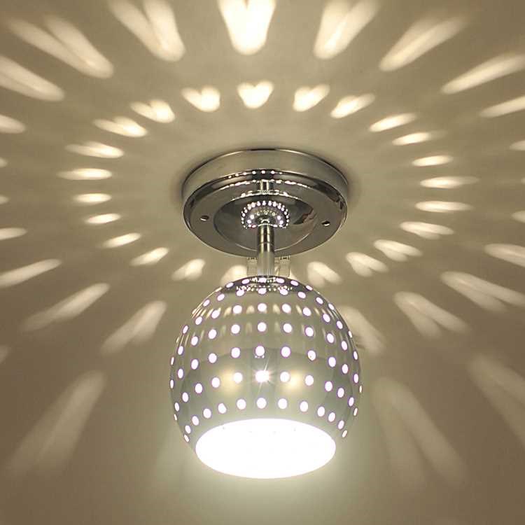Modern Aluminum Hollow Out Honeycomb Ceiling Light Free Ship