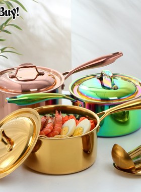 1 Pcs Soup Pot Stainless Steel Three Layer Steel Soup Pot Mi