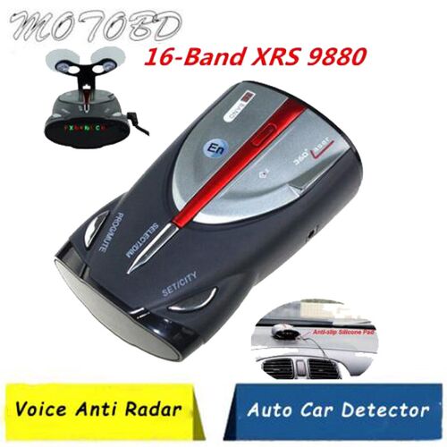 12V 16 Band Cobra XRS 9880 Laser Anti Radar Car Detector 36