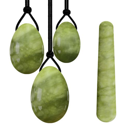 Drop Shipping Jade Yoni Egg Set Kegel Jade Eggs Tightening