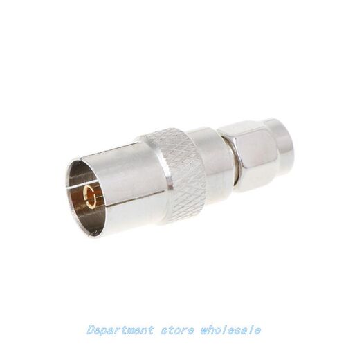 SMA Male To TV Female Jack Plug RF Connector Straight Coaxia