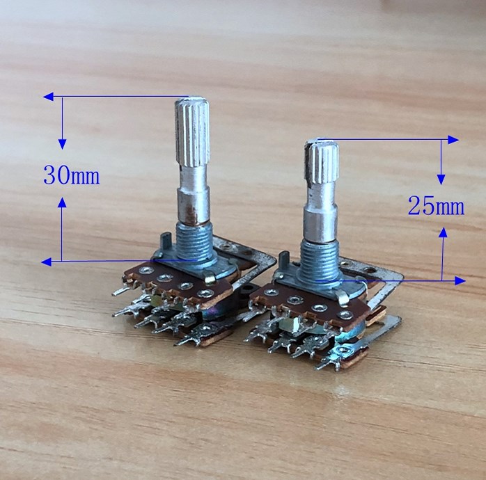 5pcs/lot  148 type 16 type double A50K*2 sound volume potent