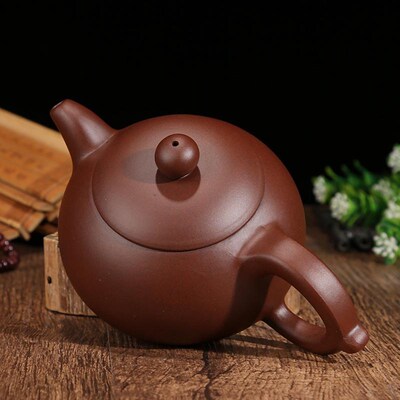 290ML Authentic Yixing Purple Clay Teapot Raw Ore Zi Mud Xis