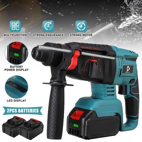 Brushless Rotary Hammer Rechargeable Electric Impact Drill R