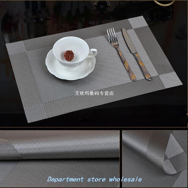Placemat Fashion PVC Dining Table Mat Disc Pads Bowl Pad Coa