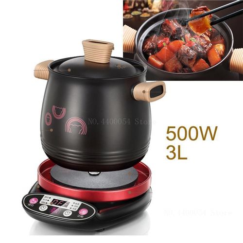 3L Multifunctional Slow Cookers Cerac Split  Porridge Soup S