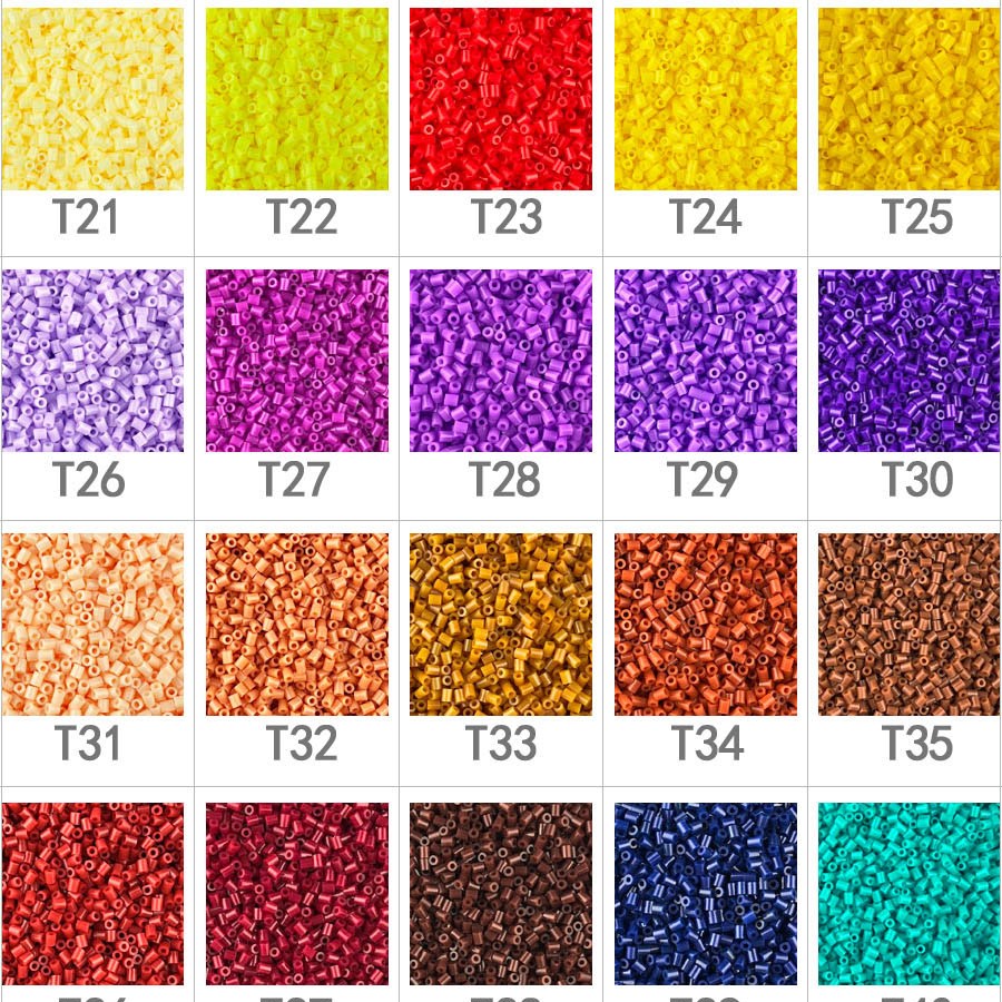 500pcs 2.6mm EVA Hama beads/ perler PUPUKOU Toy Kids Fun Cr