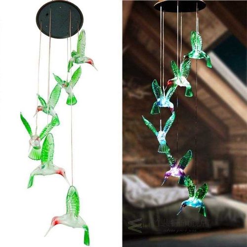 Outdoor Windbell Lamp Decor Outdoor Hanging Wind Chimes Ligh