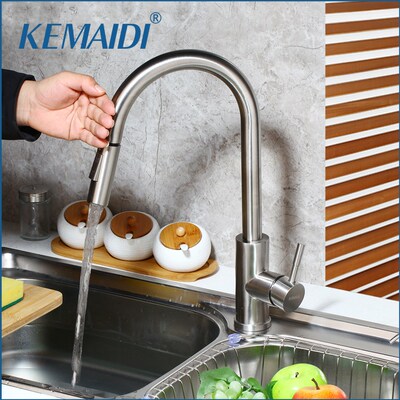 Stainless Steel Touch Control Kitchen Faucets 3 Color Smart