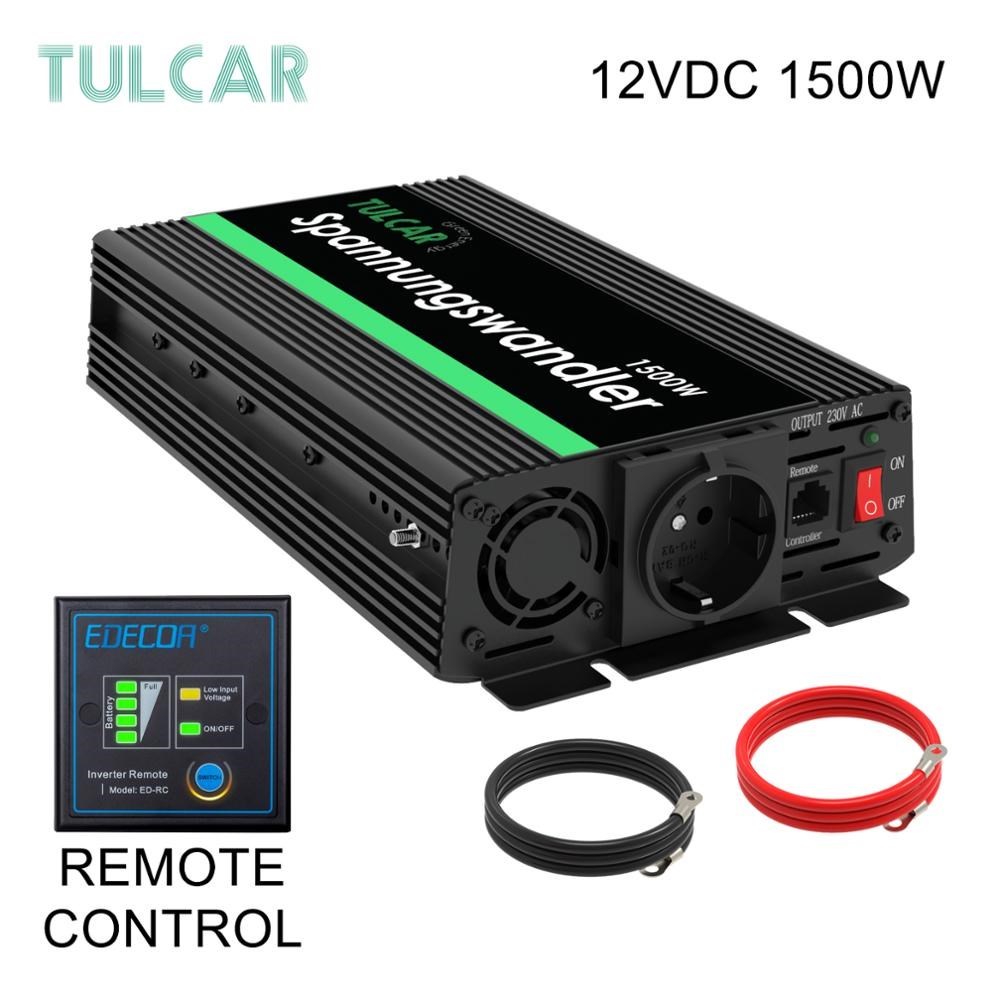 1500W modified sine wave power inverter DC 12V to AC 220V re