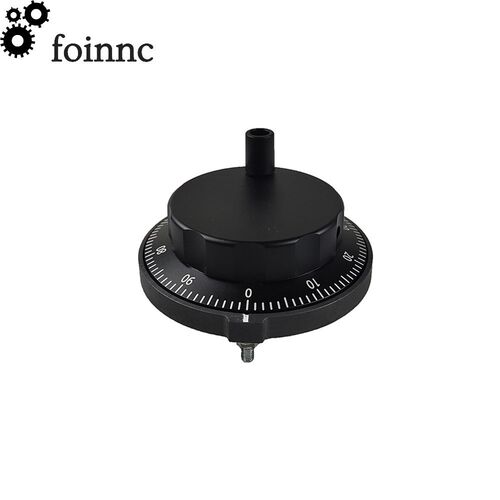 80mm CNC pulse generator handwheel 5V black white 100 pulse