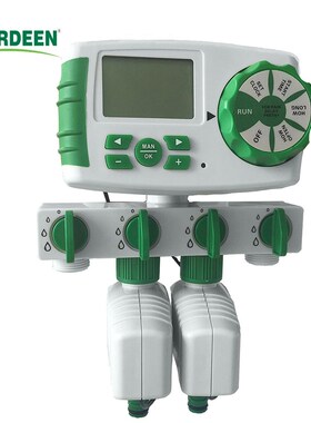 Garden Automatic 4-Zone Irrigation Watering Timer System  Ga