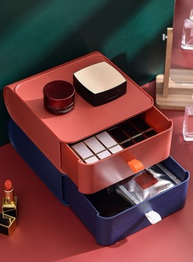 Desktop Organizer Drawer Makeup Cosmetic Storage Box Stackab