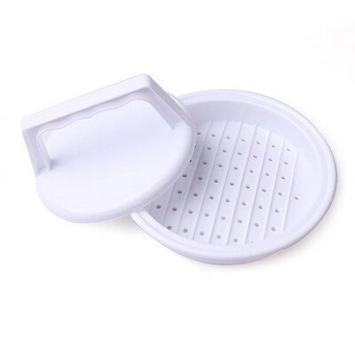 Round Shape Hamburger Meat Press Tool Food-Grade Plastic DIY