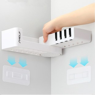 Bathroom Shelf Corner Shelves Shampoo Holder Kitchen Storage