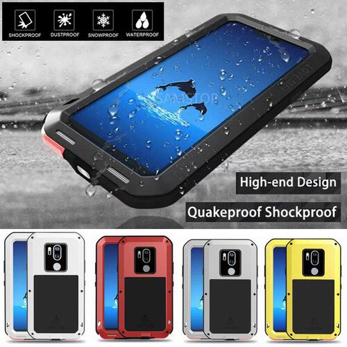Gorilla glass LOVE MEI Metal Waterproof Case For LG G8 Thin