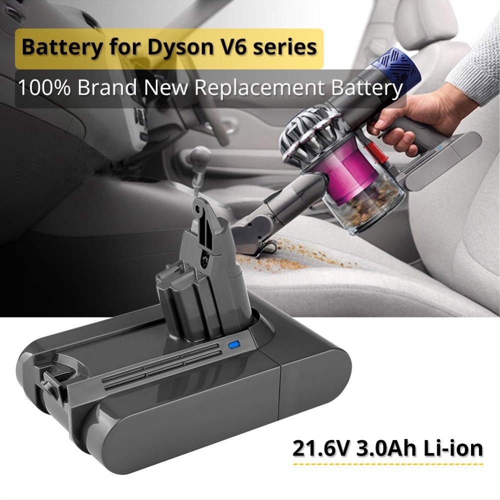 3.0Ah 21.6V Lithium Battery for Dyson V6 DC62 DC58 DC59 SV09