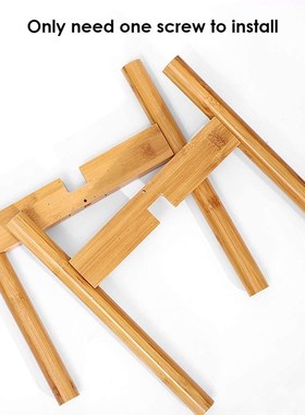 Expandable Plant Holder Bamboo Wood Flower Pot Display Stand