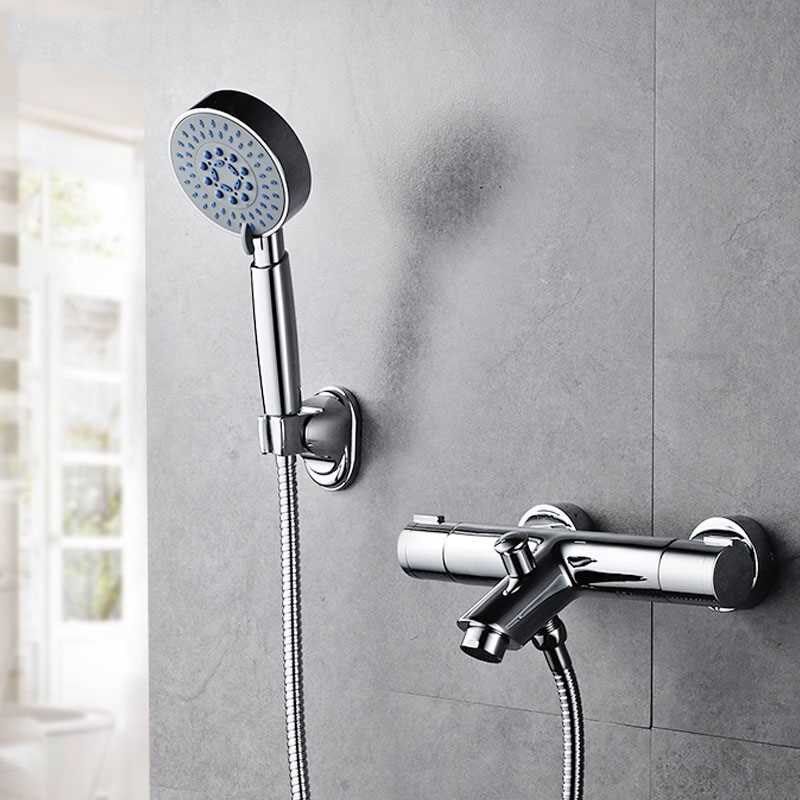 Bathtub Faucet Thermostatic Bathroom Mixer Tap With Hand Sho