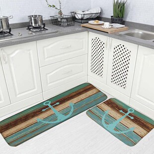 Kitchen Mat Bedroom Entrance Doormat Bathroom Flannel Bath M