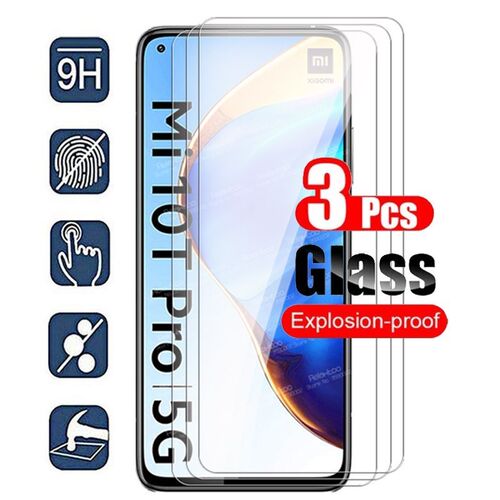 3pcs Tempered Glass For Xiaomi Mi 10T Pro Glass Xiomi 10Tpro