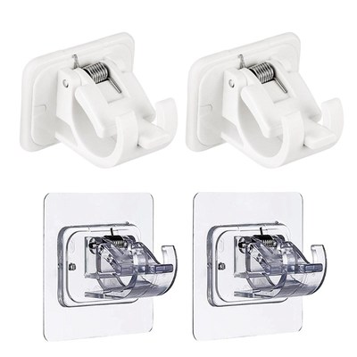 Curtain Rod Bracket Self-adhesive Drapery Hook Holders Fixin