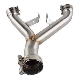 Motorcycle Stainless Steel Mid Pipe Decat Eliminator Race Ex