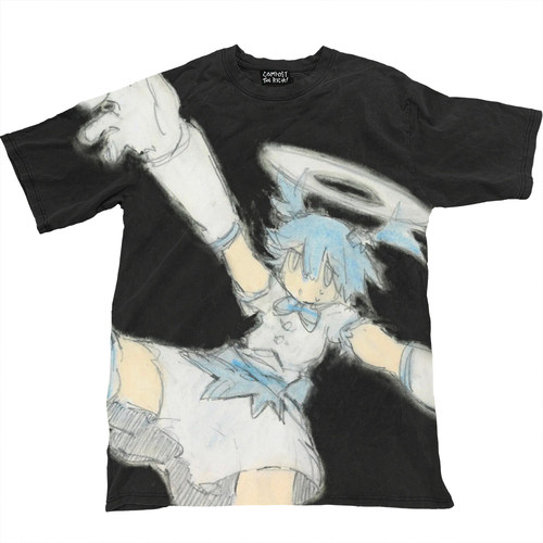 荒诞小镇  动漫anime亚文化短袖Y2Kemo小人暗黑亚比叠穿T恤