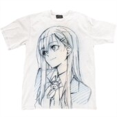 AT荒诞小镇 T恤潮流 tee亚文化Y2K人像线稿短袖 动漫二次元 anime