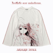 AT荒诞小镇 T恤前卫tee 半袖 千禧风轻亚文化Y2K非主流修身 亚比短袖