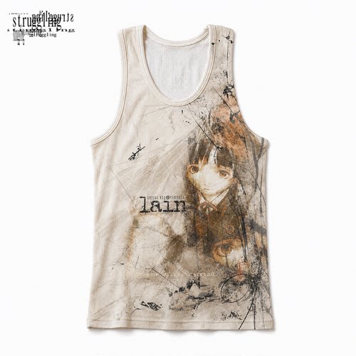 荒诞小镇 serial experiments lain Lain 暗黑亚文化复古做旧水洗