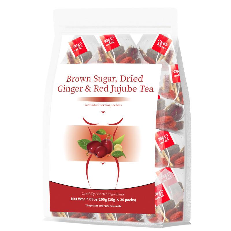 Brown Sugar Dried Ginger Red Jujube Tea 红糖黑糖姜枣茶图片