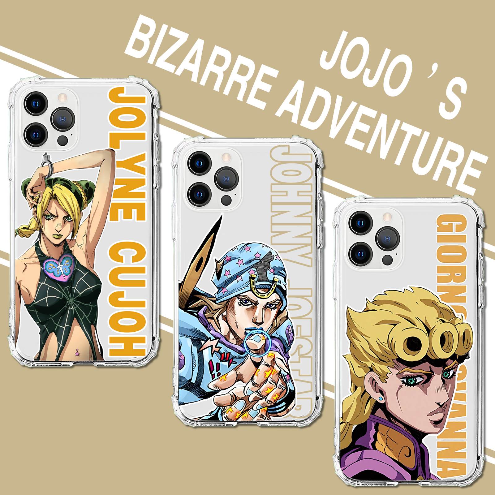 jojo适用三星S21空条徐伦S10动漫S20/ultra/S8/S9/+/Plus/note20/10/9/8魅族18/17/16/pro/16th/s透明x手机壳