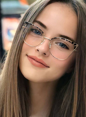 时尚防蓝光眼镜可配近视镜 fashion women glasses frames girls