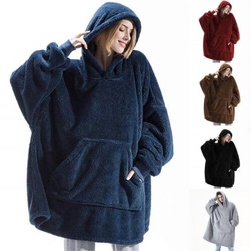 WinterHoodSweaBlkmOvsi