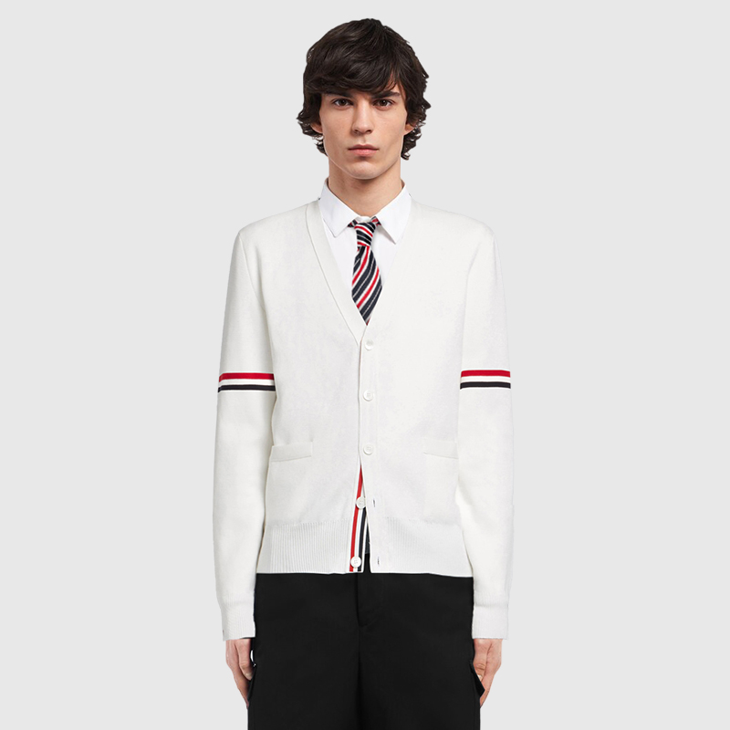 tb官方V领开衫男女同款