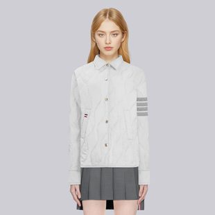 TB秋冬新款四条杠POLO羽绒服女宽松tb学院风宽松显瘦休闲百搭外套