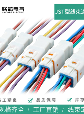 联芯电气汽车接插件JST线束JST02R-JWPF-VSLE公母端子2/6孔连接器