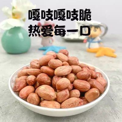 2袋烤花生五香花生米花生仁休闲零食小吃
