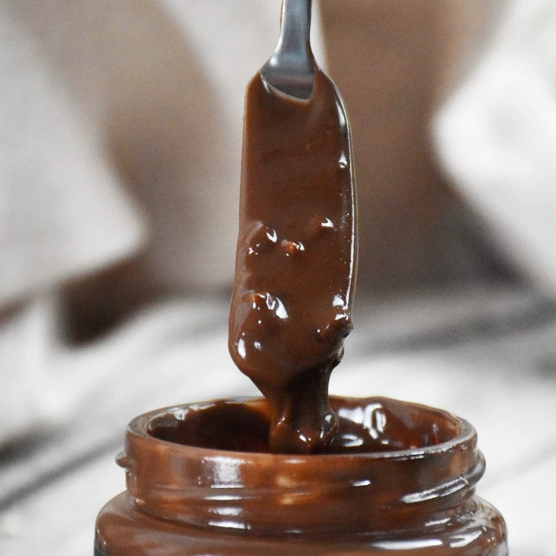 榛子巧克力酱坚果可可酱榛子酱花生酱抹面包酱脂酱减黑巧克