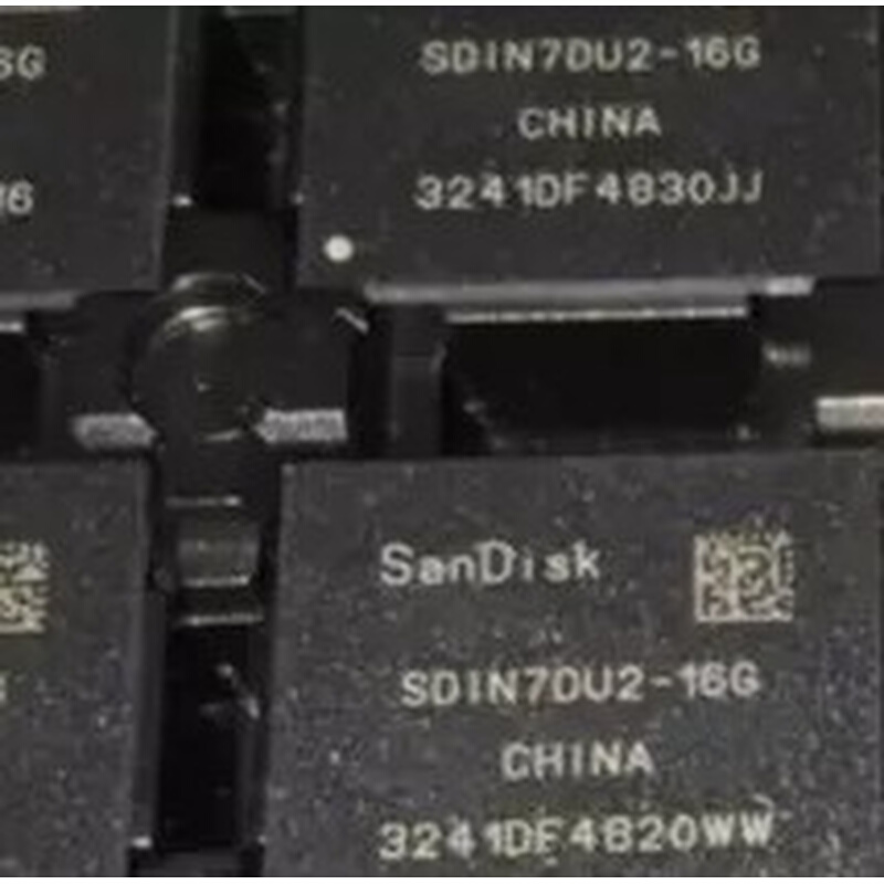 SDIN7DU2-16G EMMC16Gb BGA153移动储存器芯片字库芯片