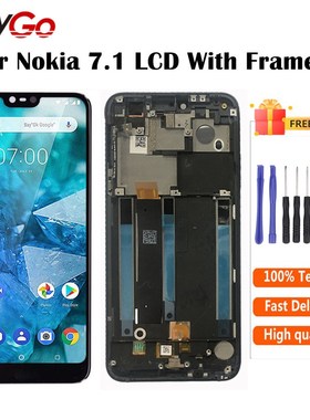 For Nokia 7.1 LCD Display + Touch Screen Digitizer Assembly
