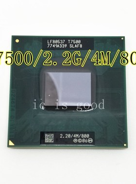 CPU laptop Core 2 Duo T7500 CPU 4M Socket 479 Cache/2.2GHz/