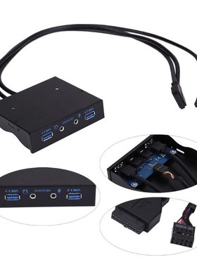 3.5 in Audio Front Panel HD Audio Connector Computer Splitte