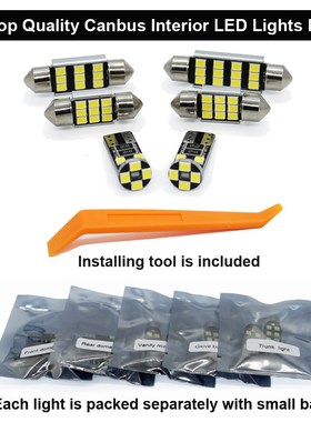 9Pcs Interior LED For Fiat Idea 2003-2012 Canbus Vehicle Bul