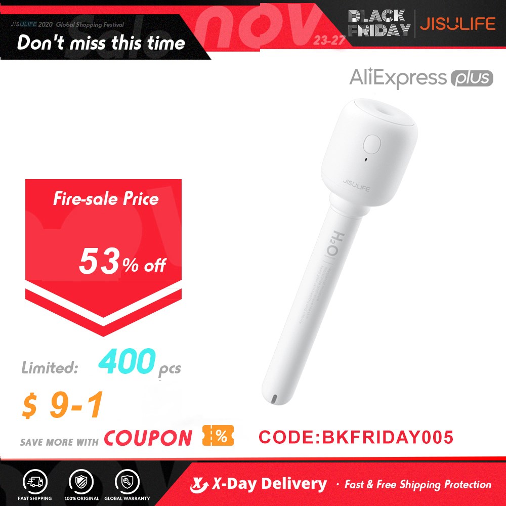 JISULIFE Mini Wireless Air Humidifier Portable Silent Aroma